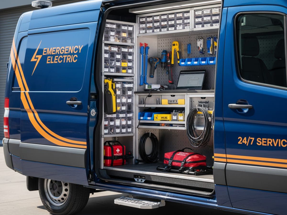 Fully equipped emergency service vehicle ready for rapid response